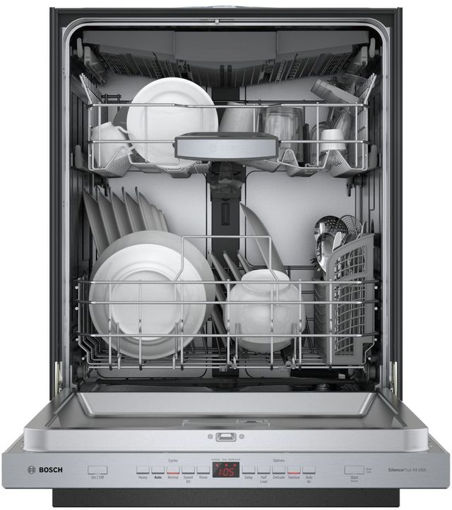 Bosch® 500 Series 24" Stainless Steel Top Control Built In Dishwasher-1