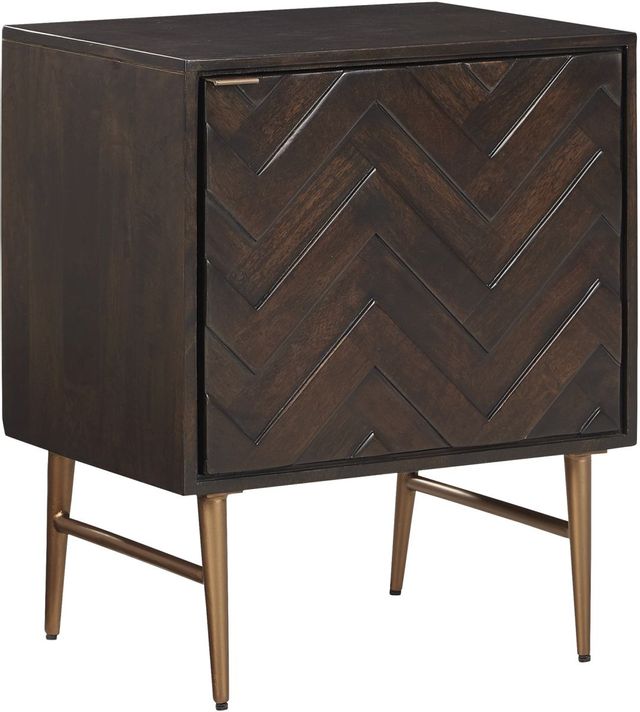 Signature Design by Ashley® Dorvale Brown Accent Cabinet 1