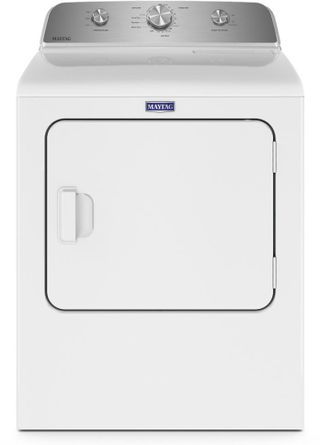 Maytag® 7.0 Cu. Ft. White Front Load Gas Dryer