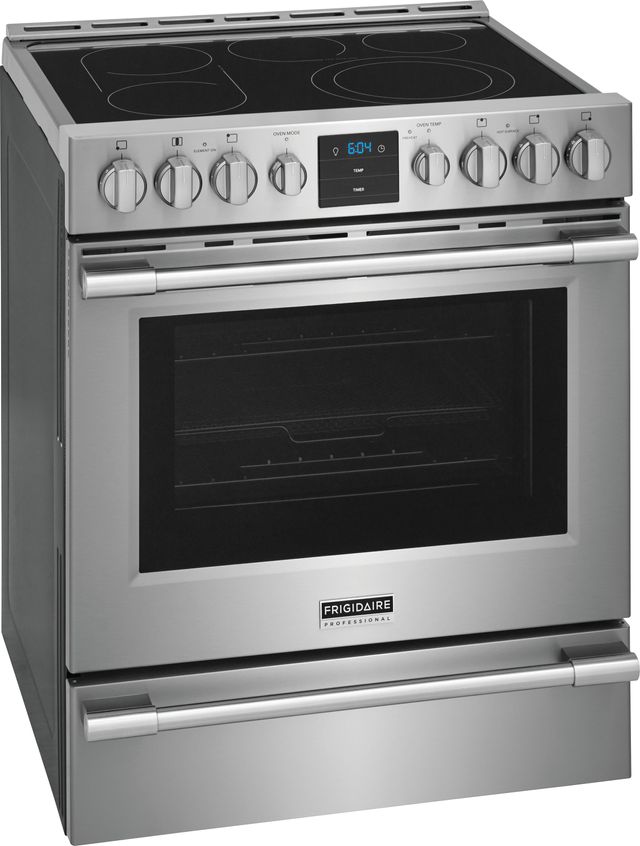 Frigidaire Professional® 30" Stainless Steel Front Control Freestanding Air Fry Electric Range 5