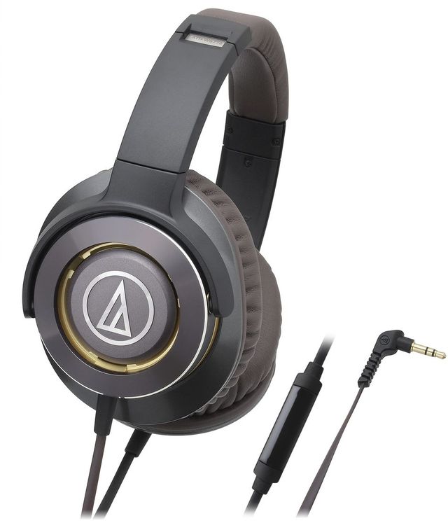 Audio-Technica® Solid Bass® Gun Metal Over-Ear Headphones