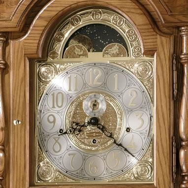 Howard Miller® Schultz Golden Oak Grandfather Clock 2