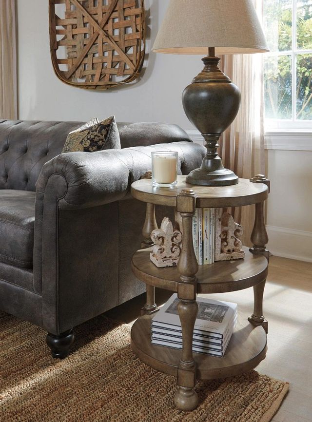 Signature Design by Ashley® Chalimone Grayish Brown Side Table 1