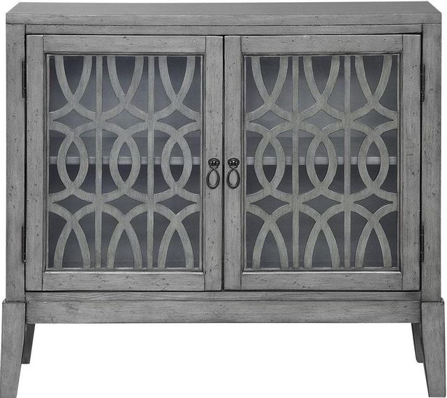Accents by Andy Stein™ Soft Gray Dining Cabinet-1