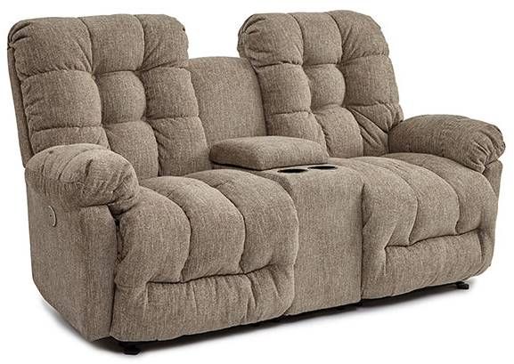 Best® Home Furnishings Everlasting Reclining Space Saver Loveseat with Console