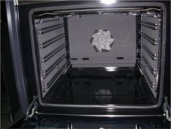 Ilve 24" Black Dual Fuel Oven Range Self Clean Panels