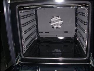 Ilve 24" Black Dual Fuel Oven Range Self Clean Panels