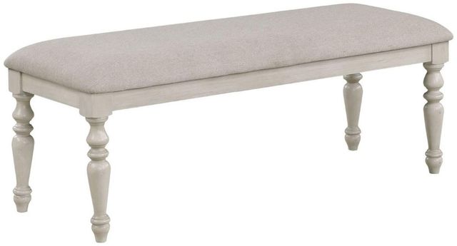 New Classic® Home Furnishings Jennifer White Bench 