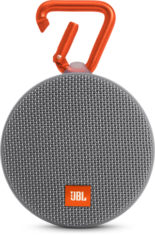 JBL® Clip 2 Grey Portable Bluetooth Speaker