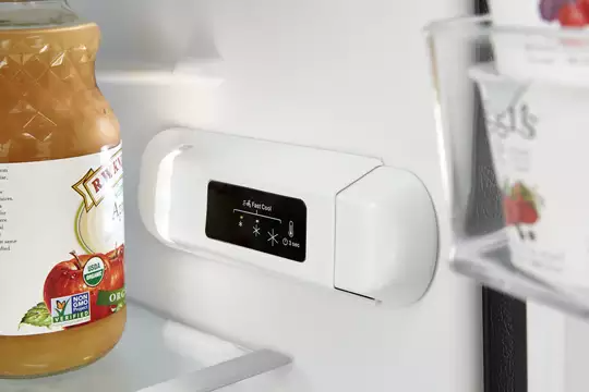 Whirlpool® 30 in. 18.3 Cu. Ft. Black Top Freezer Refrigerator-1