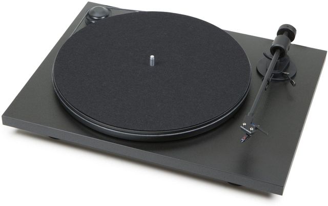 Pro-Ject Matte Black Audiophile Plug and Play Turntable