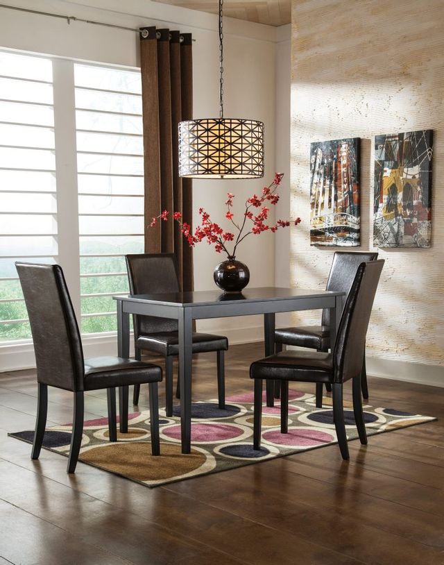 Signature Design by Ashley® Kimonte Dark Brown Dining Table 7