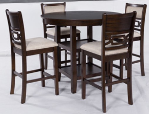 Signature Design by Ashley® Langwest 5-Piece Brown Counter Height Dining Set