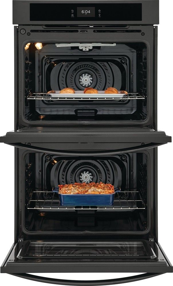 Frigidaire® 30" Black Double Electric Wall Oven-2