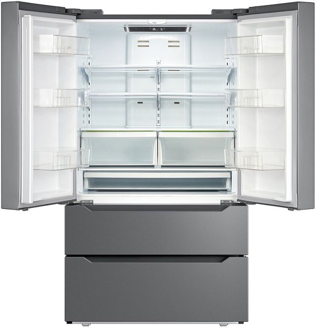 Réfrigérateur à congélateur supérieur de 36 po Moffat® de 22,5 pi³ - Acier inoxydable 1