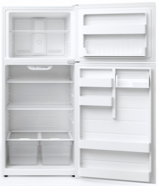 Midea® 18.0 Cu. Ft. White Top Freezer Refrigerator 5