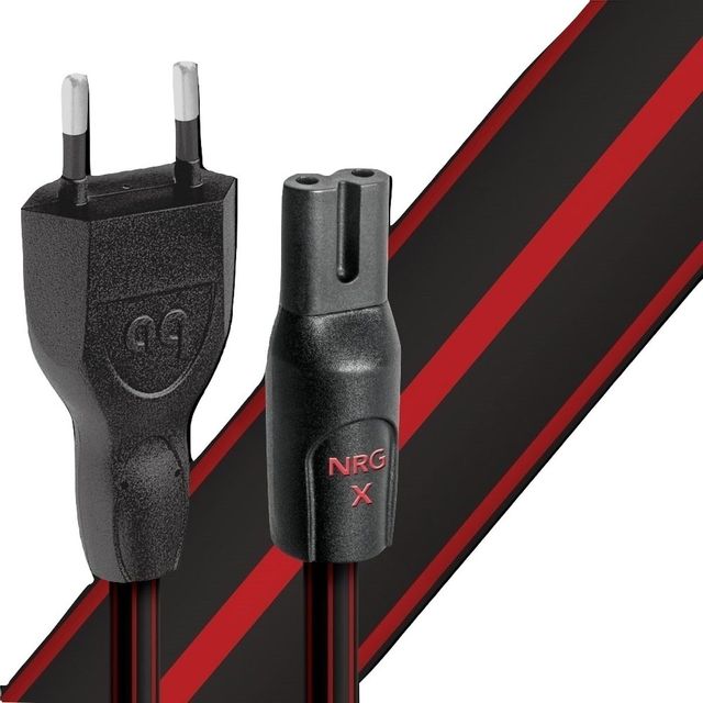 AudioQuest® NRG-X2/i Set of 5 Red 12" US C7 Power Cable 2