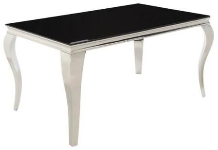 Coaster® Carone 5-Piece Black Dining Table Set-3