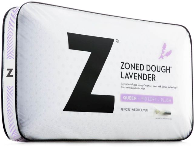 Malouf® Z® Zoned Dough® Lavender Travel Pillow 6