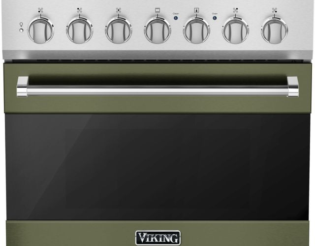 Viking® 3 Series 30" Alluvial Blue Pro Style Dual Fuel Natural Gas Range 16