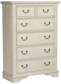Liberty Bayside Antique White 5 Drawer Chest