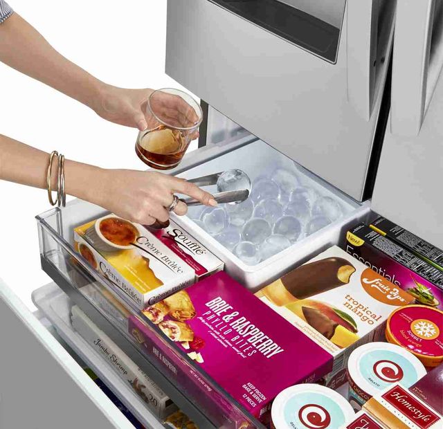 LG 23.5 Cu. Ft. PrintProof™ Stainless Steel Counter Depth French Door Refrigerator 7