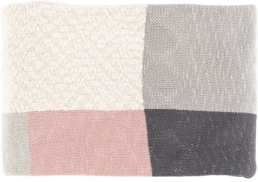 Surya Brickel Multi-Color 50" x 60" Throw Blanket 0