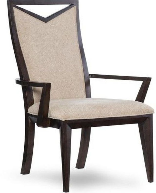Legacy Classic Urban Rhythm Milk Chocolate Wood Back Arm Chair