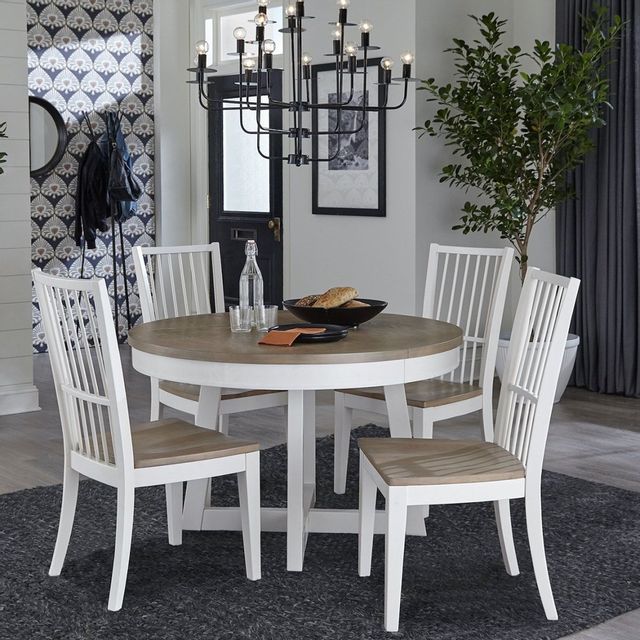 Parker House® Americana Modern Dining Weathered Cotton and Cotton Dining Table 1