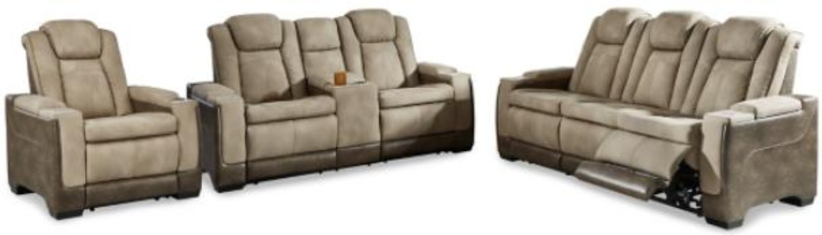 Signature Design By Ashley® Next-Gen DuraPella 3-Piece Sand Reclining ...