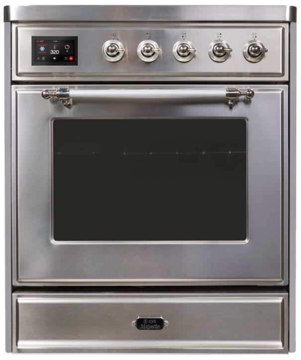 Ilve® Majestic II Series 30" Stainless Steel Free Standing Induction Range 39