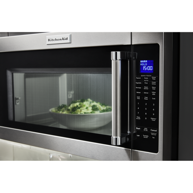 KitchenAid® 2.0 Cu. Ft. Stainless Steel Over the Range Microwave 4