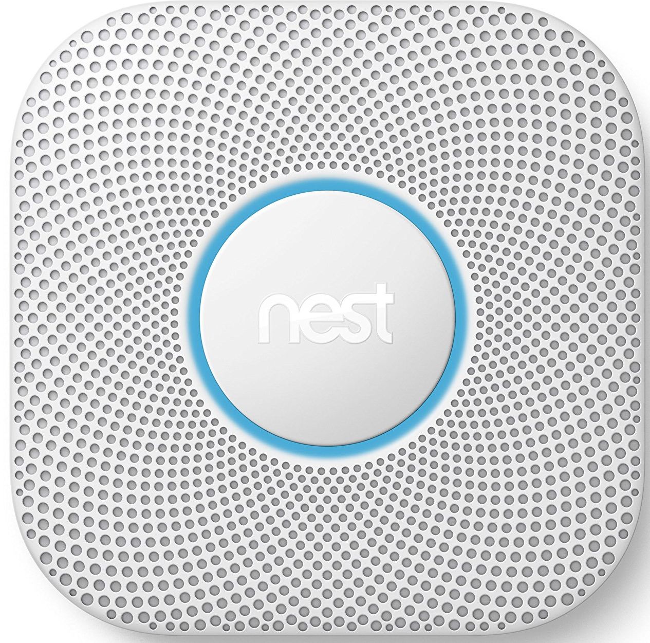 Google Nest Pro Protect Battery Powered White Smoke Alarm