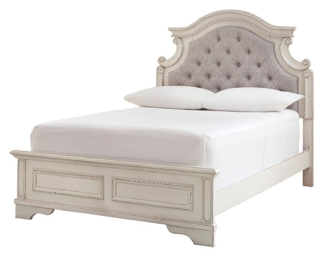 Signature Design by Ashley® Realyn Chipped White Full Headboard 2