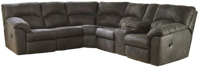 Signature Design by Ashley® Tambo Pewter 2-Piece Reclining Sectional-0