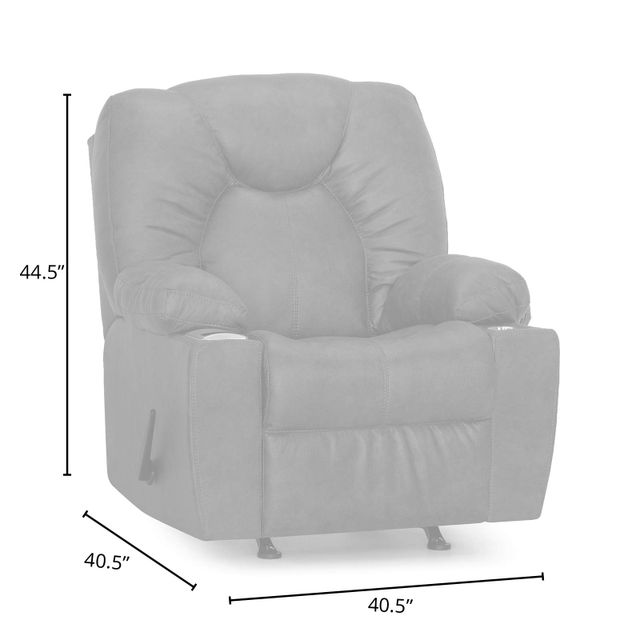 Franklin Cranden Rocker Recliner with Wireless Charging, USB and Cupholder-3