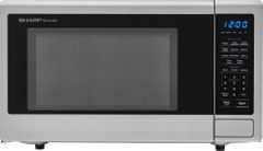 Sharp® Carousel® Countertop Microwave Oven-Stainless Steel-SMC1132CS