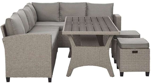Progressive® Furniture Laguna 5-Piece Gray/Mushroom/Taupe Outdoor Full Seating Set-1