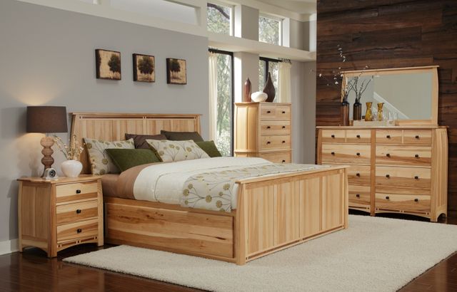 A-America® Adamstown Natural Queen Panel Storage Bed 4