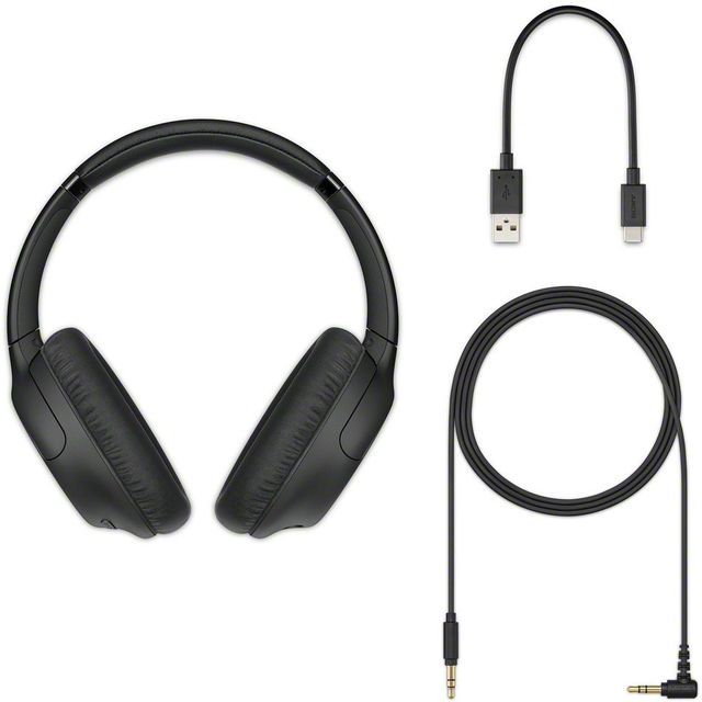Sony® WH-CH710N Black Wireless Over-Ear Noise-Canceling Headphones 5