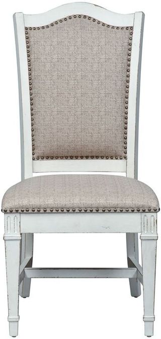 Liberty Furniture Abbey Park Antique White Upholstered Side Chair (RTA)