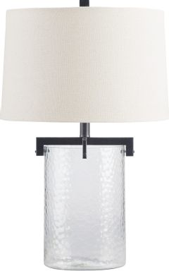 Mill Street® Fentonley Antique Black/Clear Table Lamp