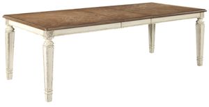 Signature Design by Ashley® Realyn Chipped White Dining Extension Table