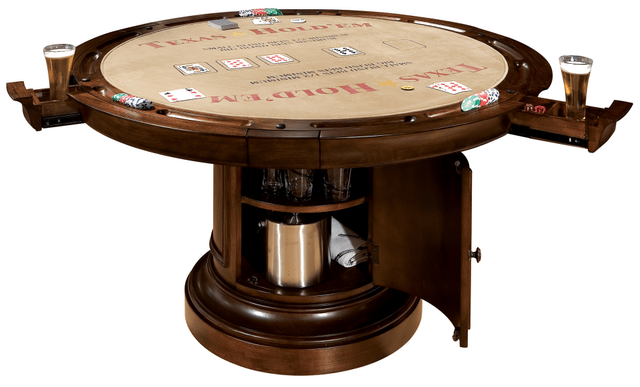 Howard Miller® Round Hampton Cherry Pub and Game Table 2
