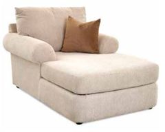 Klaussner® Cora Beige Chaise Lounge