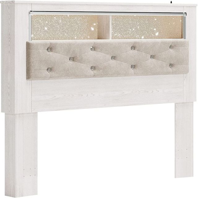 Signature Design by Ashley® Altyra White Queen Panel Bookcase Headboard-0