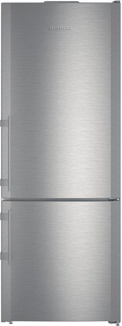 Liebherr 15 Cu. Ft. Bottom Freezer Refrigerator-Stainless Steel-CBS-1660