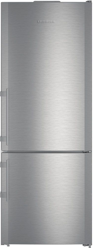Liebherr 15 Cu. Ft. Bottom Freezer Refrigerator-Stainless Steel-0