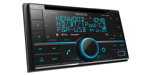Dual Din Sized CD Receiver with Bluetooth & HD Radio 0