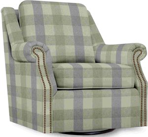 England Furniture Annie Affair Seaspray Swivel Glider Chair
